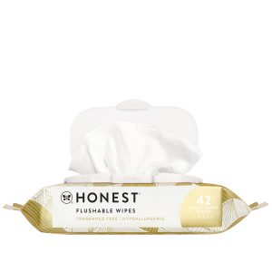 Flushable Wipes. Gilded Wings